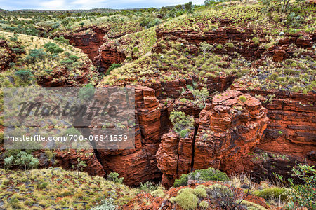 Oxer Lookout, Karijini National Park, The Pilbara, Western Australia, Australia Oxer Lookout, Karijini National Park, The Pilbara, Western Australia, Australia