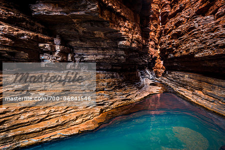 Kermits Pool, Hancock Gorge, Karijini National Park, The Pilbara, Western Australia, Australia