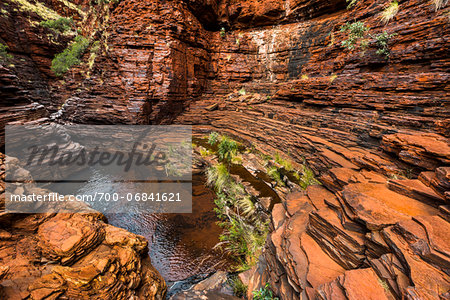 The Amphitheatre, Hancock Gorge, Karijini National Park, The Pilbara, Western Australia, Australia