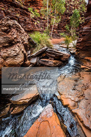 Hancock Gorge, Karijini National Park, The Pilbara, Western Australia, Australia