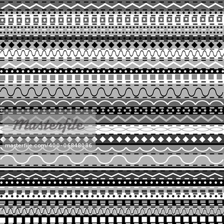 African background with black and white motifs