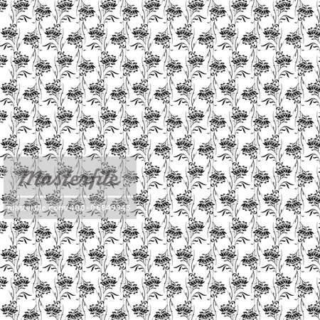 Beautiful background of seamless floral pattern