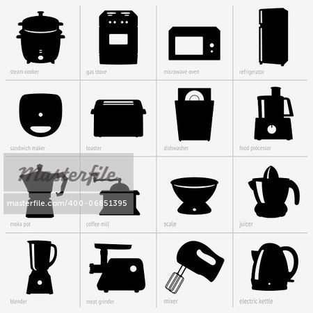 Set of Kitchenware icons (part 1)