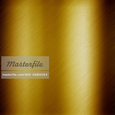 Abstract background with gold brushed metal design