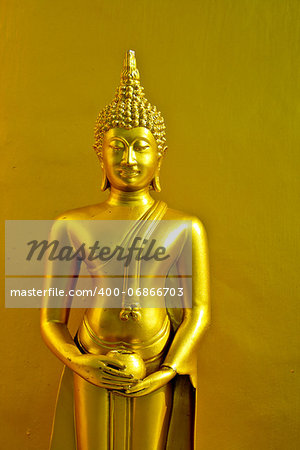 Statue buddha gold in Thailand