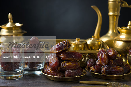 date palm ramadan food also known as kurma. Consumed before fasting break