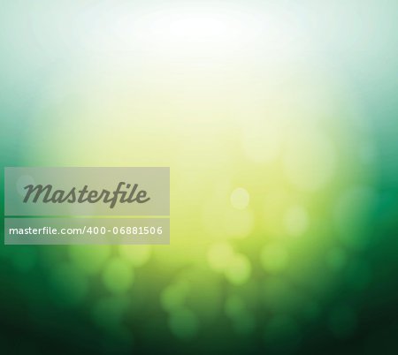 green and yellow bokeh abstract light background. illustration design