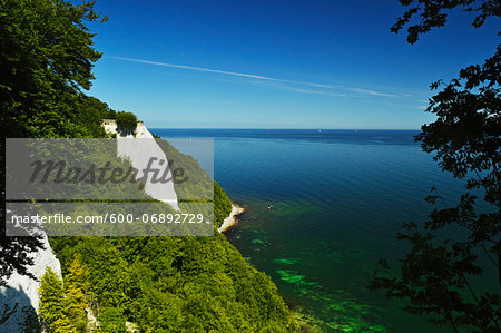 Konigsstuhl, Chalk Cliffs, Jasmund National Park, Ruegen Island, Mecklenburg-Vorpommern, Germany