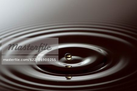 Ripples in soy sauce