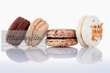 Four different macaroons