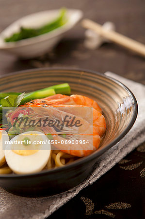 Southeast Asian seafood noodles