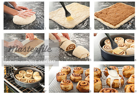 Steps for Making Cinnamon Buns