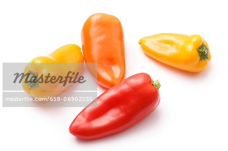 Four mini-peppers