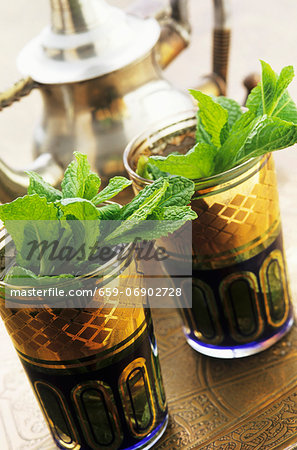 Moroccan mint tea