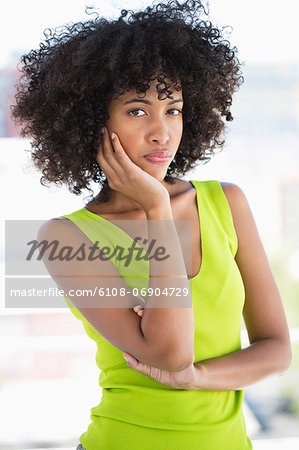 Portrait of a woman posing Portrait of a woman posing