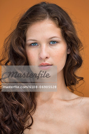 Portrait of a beautiful woman posing