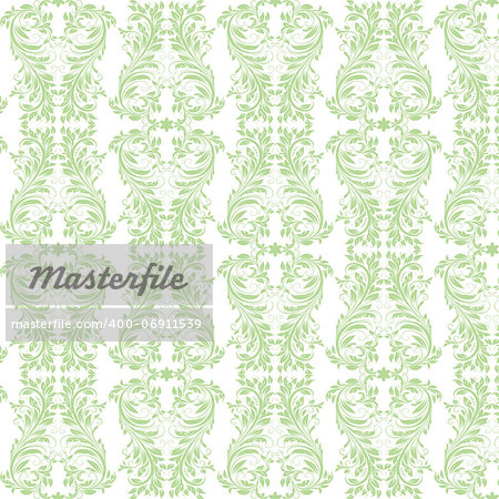 Beautiful background of seamless floral pattern