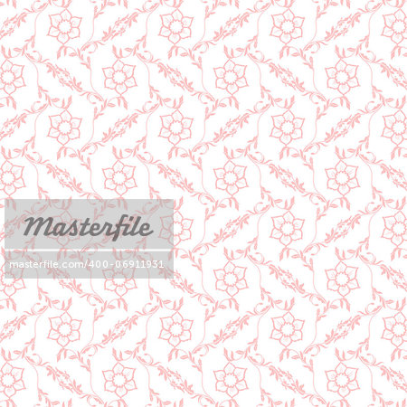 Beautiful background of seamless floral pattern