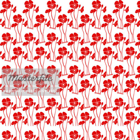 Beautiful background of seamless floral pattern