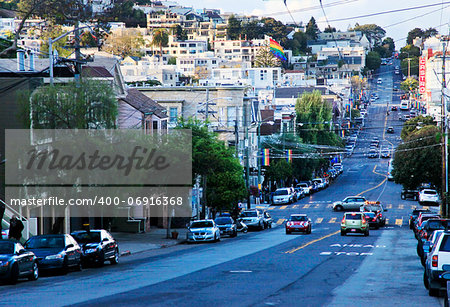 SAN FRANCISCO - OCTOBER 23: Castro district on July 21, 2011 in San Francisco, USA. Castro is one of the United States' first and best-known gay neighborhoods, and it is currently its largest.