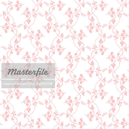 Beautiful background of seamless floral patten