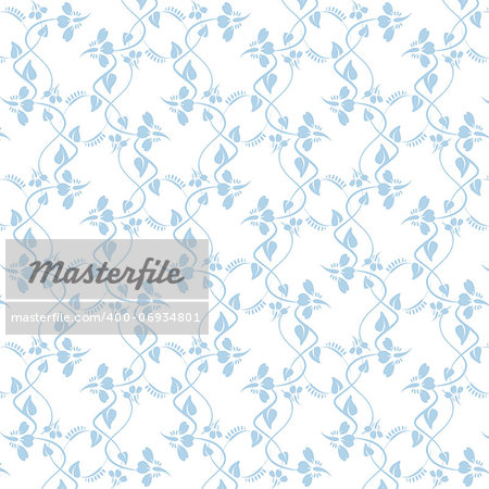 Beautiful background of seamless floral patten