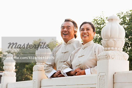 Two senior Taijiquan practitioners in Beijing