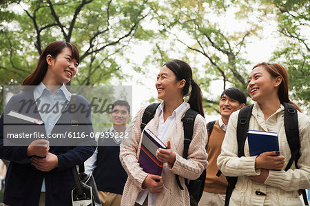 Group of University Students on Campus