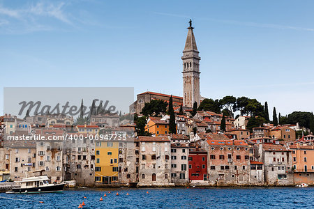 Medieval City of Rovinj and Saint Euphemia Cathedral, Istria, Croatia