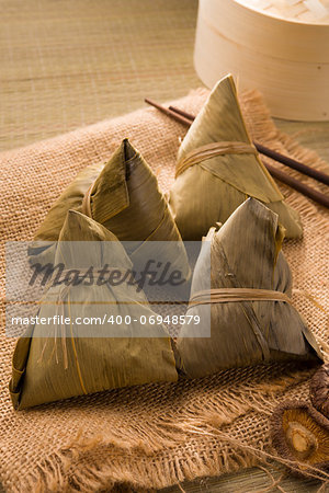 bazhang chinese dumplings, zongzi usually taken during duanwu festival occasion