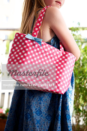 Girl With Bag, Munich, Bavaria, Germany