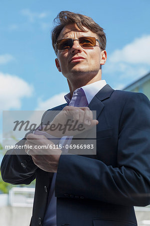 Businessman, Portrait, Munich, Bavaria, Germany