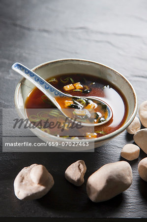 Miso soup from Japan