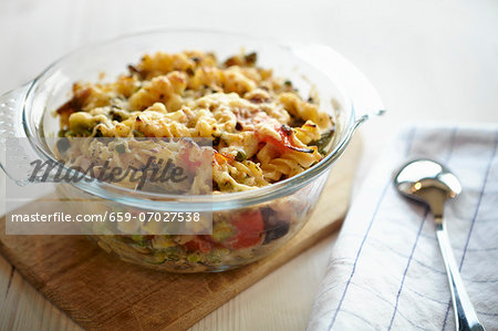 Pasta and vegetable bake