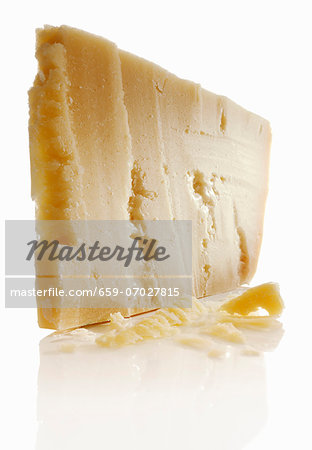 A slice of Grana Padano