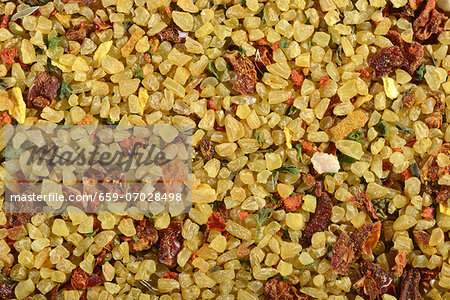 A ready-made mix of bulgur with dried vegetables and spices A ready-made mix of bulgur with dried vegetables and spices