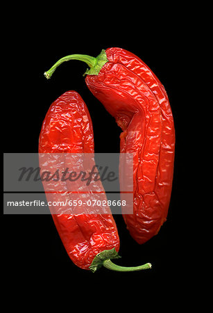Two dried chillies Two dried chillies