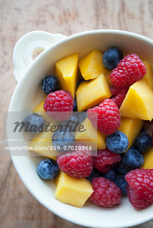 Colourful fruit salad