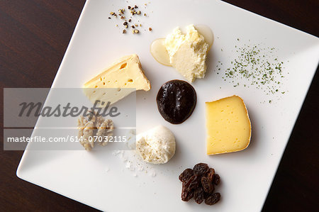 Still life with selection of cheeses Still life with selection of cheeses