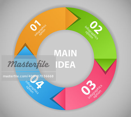 Infographic business template vector illustration