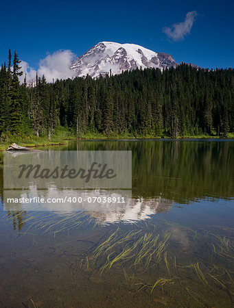Mt. Rainier and Lake National Park Washington State
