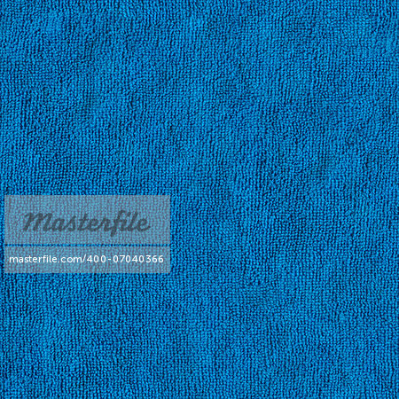 Blue Microfiber Textile Surface. Seamless Tileable Texture.