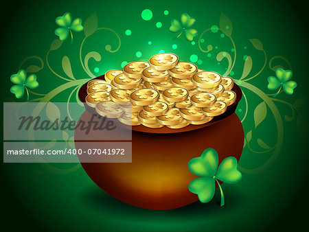 st patricks background vector illustration