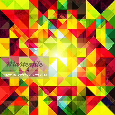 Abstract Colorful Geometric Grunge Background Wallpaper