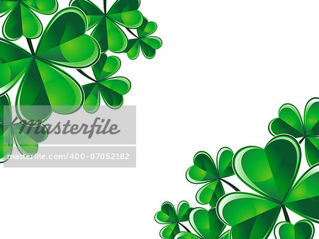 abstract st patrick background vector illustration