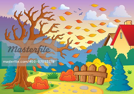Autumn thematic image 9 - eps10 vector illustration.