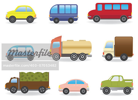 Cars. Vector set for you design