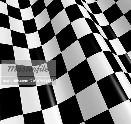 Sports background - abstract checkered flag