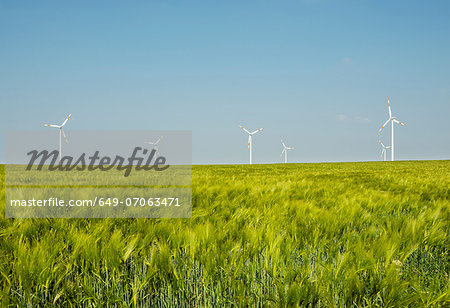 Group of wind turbines, Selfkant, Germany