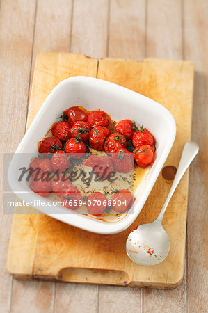 Roasted cherry tomatoes